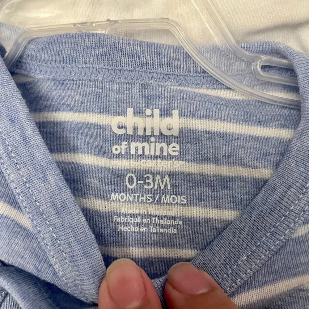 Child of Mine 3 pc outfit Happy Little Guy - 0-3 months - French Bulldog - Picture 5 of 7